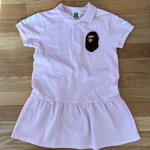 BAPE Kids Pink tennis dress 120 (4T-5T)